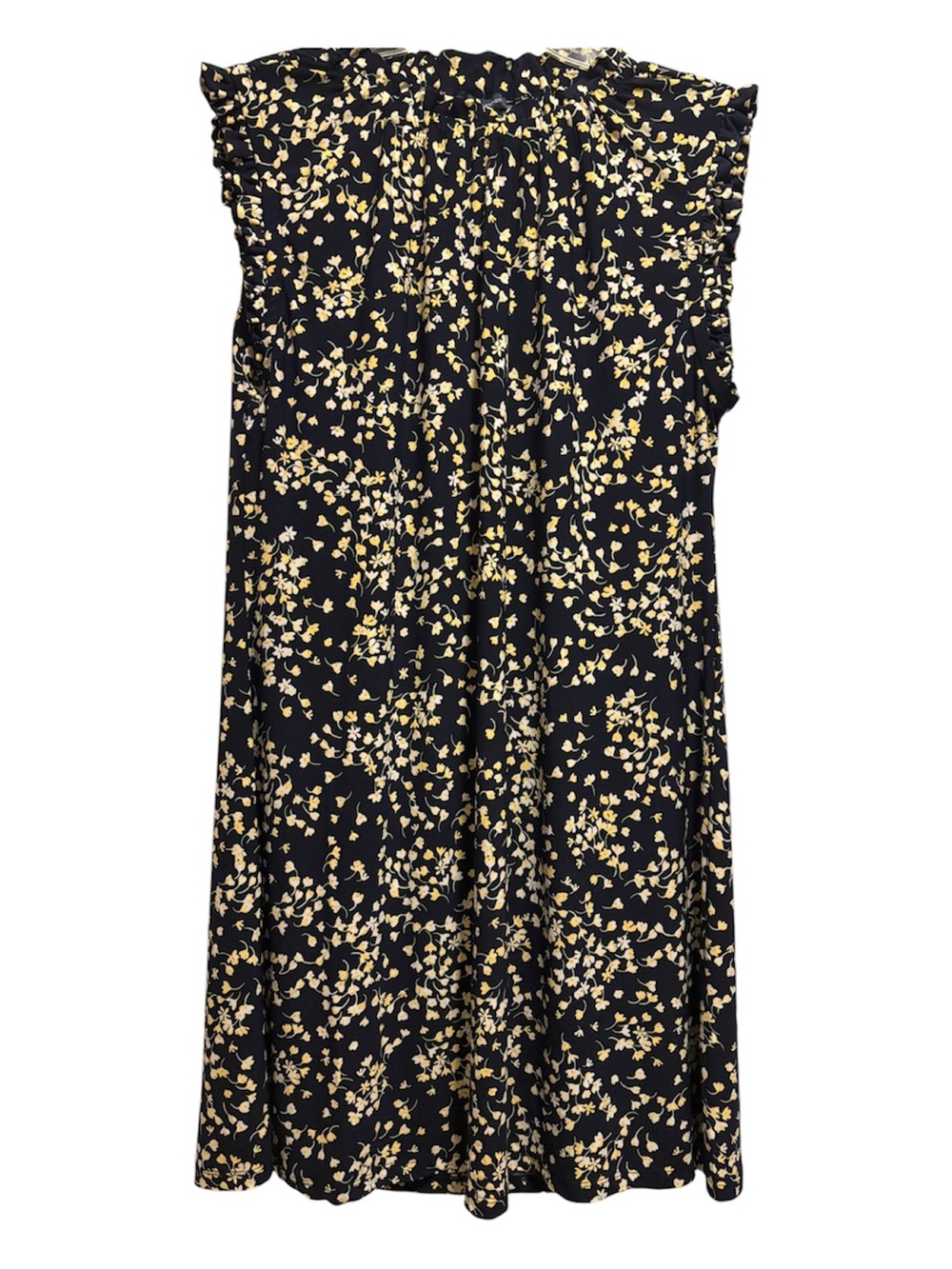 New Women’s Tommy Hilfiger Size 16 Navy and Yellow Floral Dress